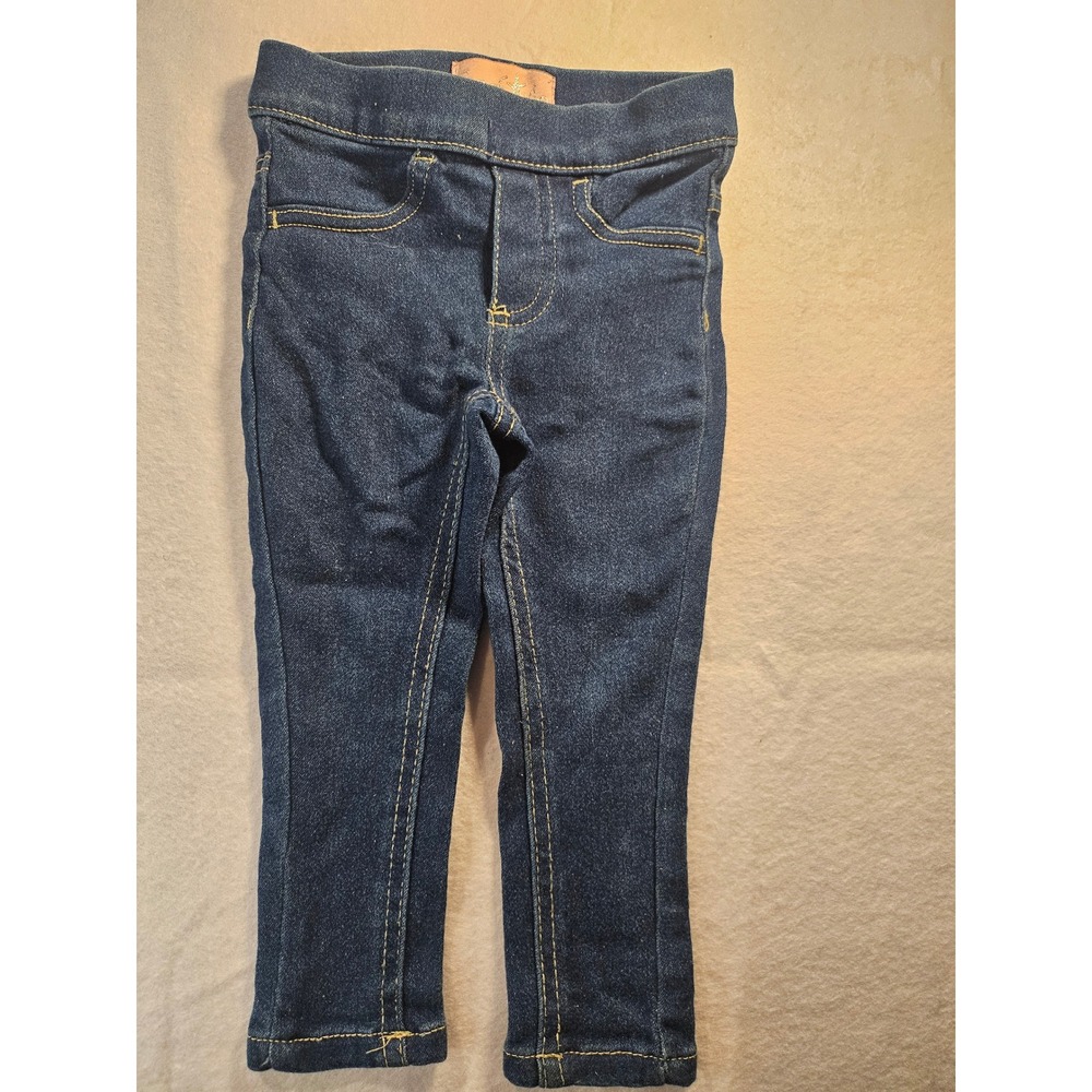 Freestyle Revolution Baby Girls Denim Jeggings Dark Wash Y2K Vintage 12MO 3014